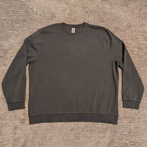 Hurley Charcoal Gray Textured Crewneck Sweatshirt - XXL